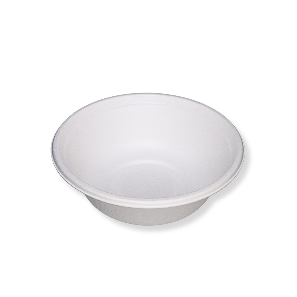 16 oz. White Plant Fiber Round Bowl — 1,000/Case