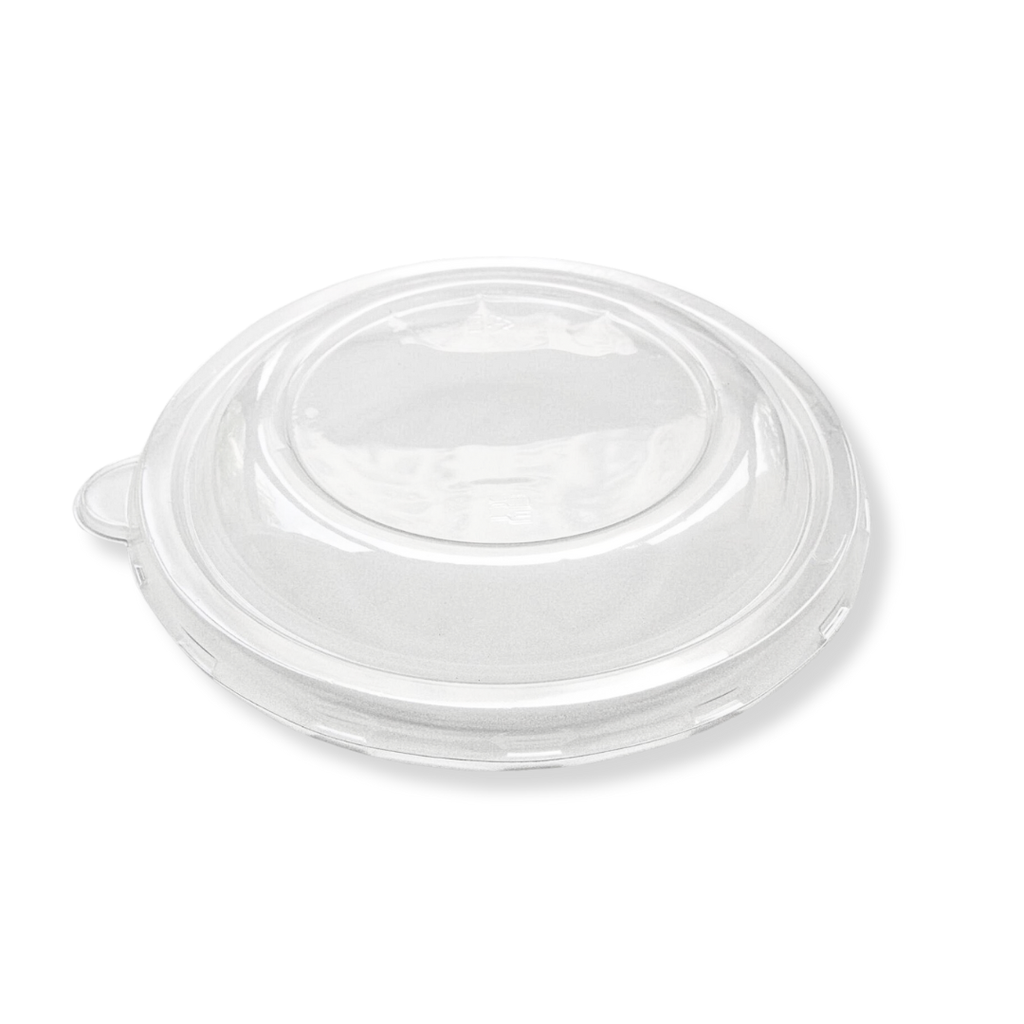 Clear Anti-Fog PET Dome Lid for 24 oz. and 32 oz. Round Bowls — 500/Case